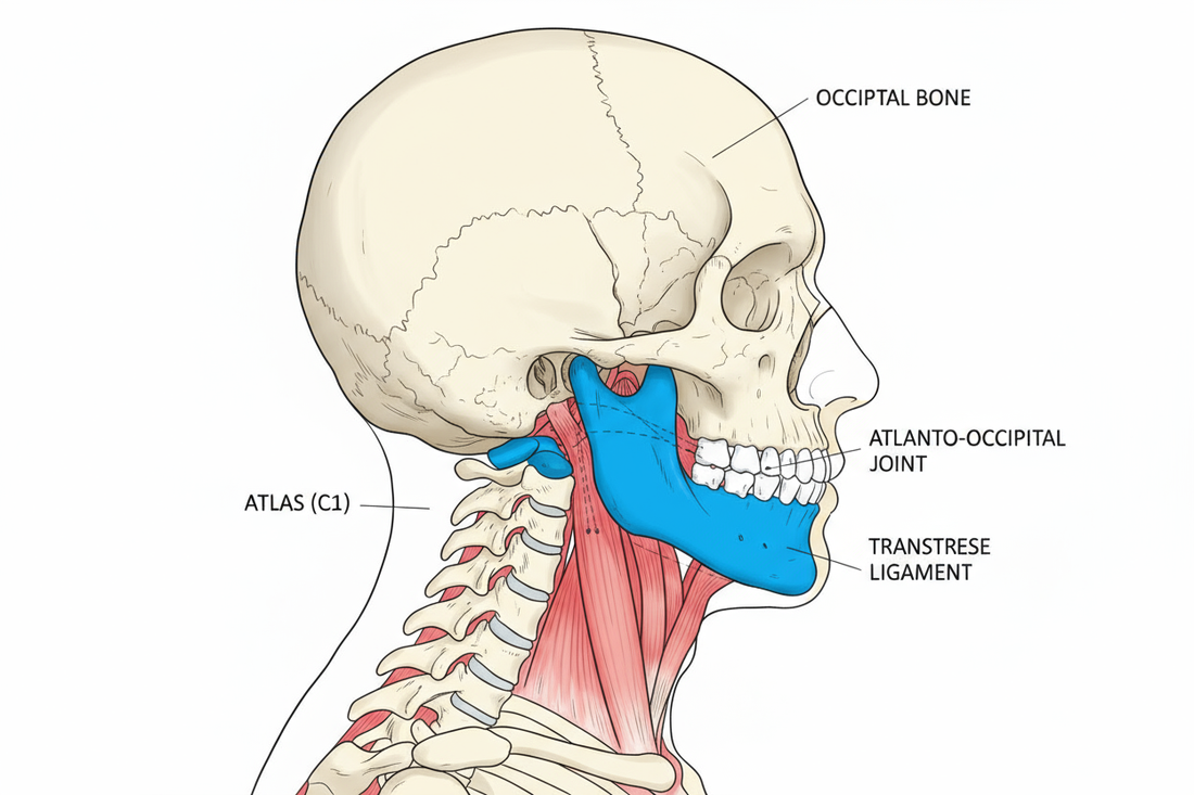 Darstellung des Atlaswirbels - Verbindung von Kopf- und Halswirbelsäule