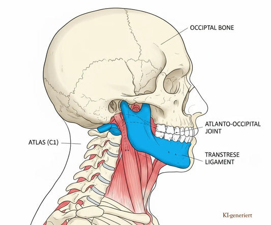 Darstellung des Atlaswirbels - Verbindung von Kopf- und Halswirbelsäule